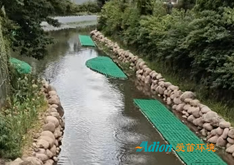 黄山占川治理河采用爱笛A-H河湖水体净化机